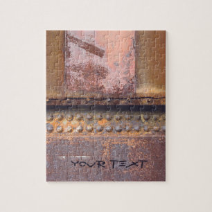 Rosa, rosa, braunes Metall Puzzle