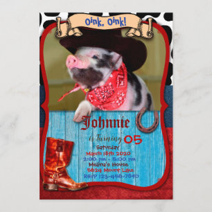 Rosa Rosa - Einladung zum Schwein