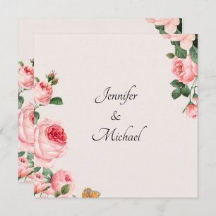 Rosa Rosa-Engagement-Partei wird rot