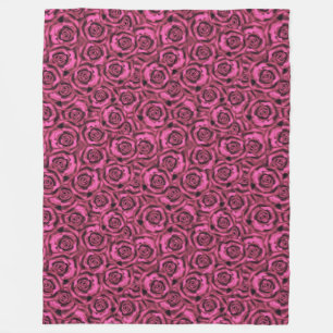 Rosa Rosa Fleecedecke