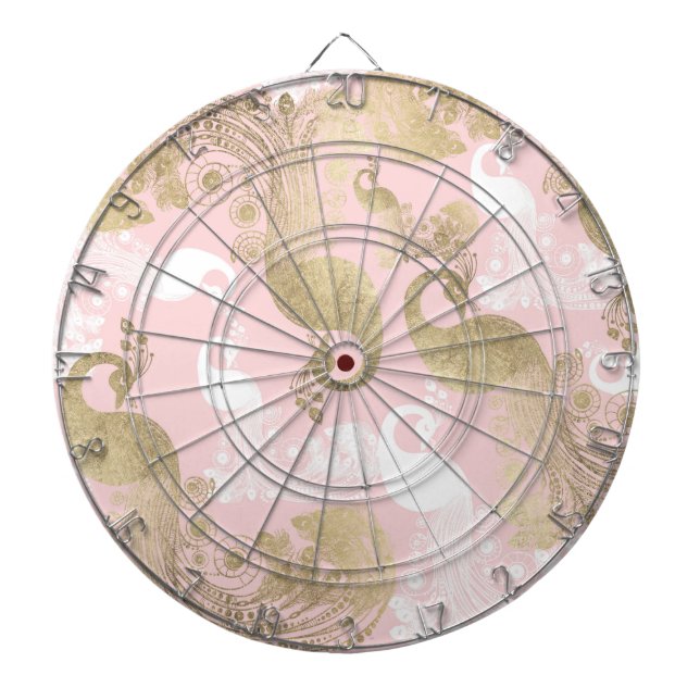 Rosa Rosa-Goldmedaille Dartscheibe (vorne)