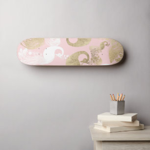 Rosa Rosa-Goldmedaille Skateboard