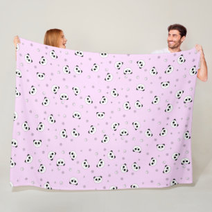 Rosa rosa Leben der Panda-Decken- des Panda- des Fleecedecke