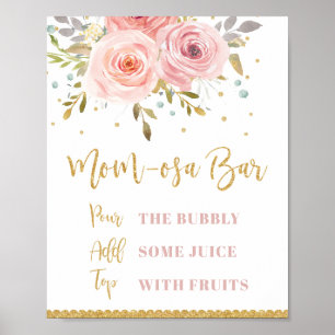 Rosa Rosa Mama-osa Bar Mimosa Bar Sign Poster