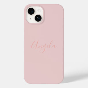 Rosa Rosa mit Name iPhone 14 Case-Mate iPhone 14 Hülle