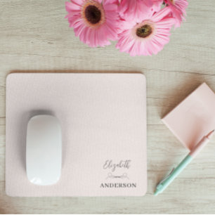 Rosa Rosa Modernes Minimalistisch Mousepad