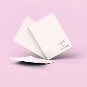 Rosa Rosa Modernes Minimalistisch Spielkarten