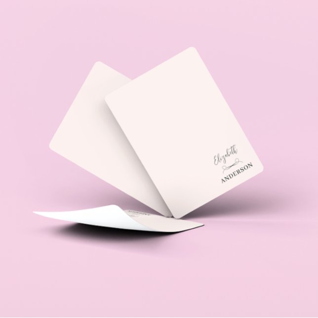 Rosa Rosa Modernes Minimalistisch Spielkarten (Von Creator hochgeladen)