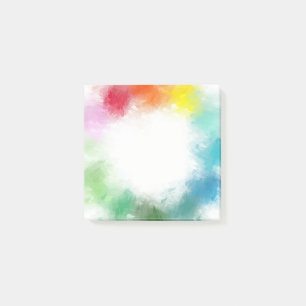 Rosa Rosa Orange Yellow Green Post-it Klebezettel