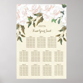 Rosa Rosa Rosa Blütenblattübersicht Poster