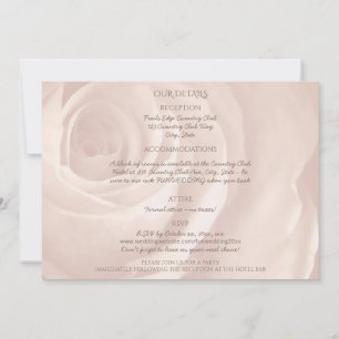 Rosa Rosa Rosa einfache, elegante Hochzeitsdetails