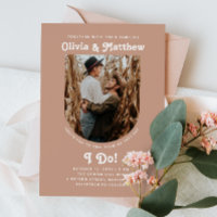 Rosa Rosa Rosa Foto Minimal Retro Hochzeit