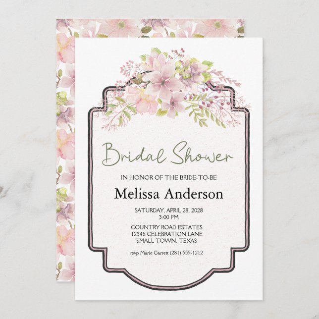 Rosa Rosa Rosa Magnolia Rodelbahn Brautparty (Vorne/Hinten)