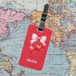 Rosa Rosa-Rosengarbe Gepäckanhänger