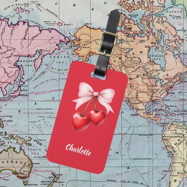 Rosa Rosa-Rosengarbe Gepäckanhänger (Von Creator hochgeladen)