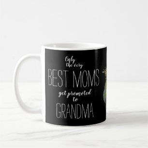 Rosa Rosa-Rosenschwangerschaftsankündigung schwarz Kaffeetasse