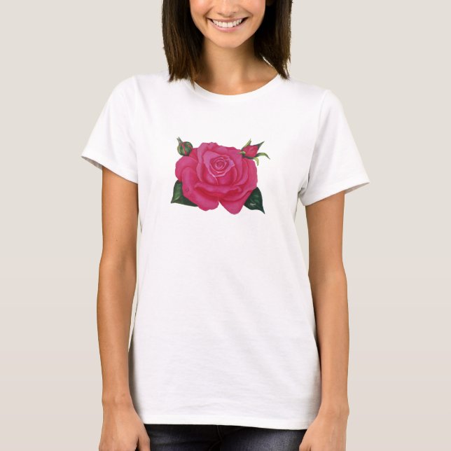 Rosa Rosa T-Shirt (Vorderseite)