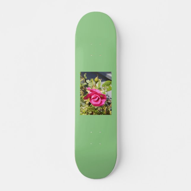 Rosa Rose #2 Skateboard, 7¾ Zoll Deck Skateboard (Vorne)