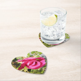 Rosa Rose #2 Untersetzer