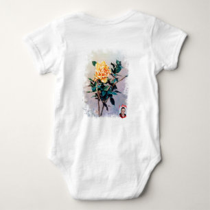 Rosa/Rose Baby Strampler