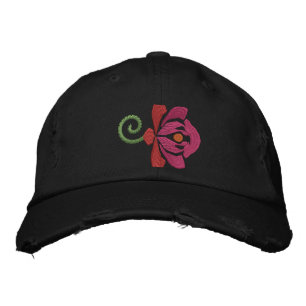 Rosa Rose Bestickte Baseballkappe