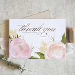 Rosa Rose Botanischer Abschluss Dankeskarte<br><div class="desc">Vielen Dank an Familie und Freunde, dass sie Teil Ihres besonderen Tages mit dieser schönen botanischen Dankeschön-Karte sind. Die Rose im Garten sind in Aquarelltönen, Rosa und Rosa gehalten, der Atem des Babys und das Grün. Diese botanische Dankkarte eignet sich hervorragend für Abschluss, Babyduschen, Geburtstage und andere Veranstaltungen. Personalisieren Sie...</div>
