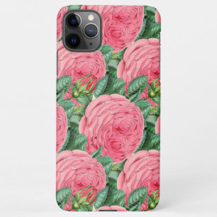 Rosa Rose Bud Botanisches Design iPhone 11Pro Max Hülle