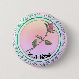 Rosa Rose Button
