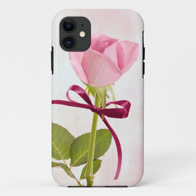 Rosa Rose Case-Mate iPhone Hülle (Rückseite)