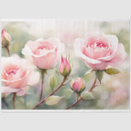 Rosa Rose Dekoupage Tissue Paper Seidenpapier