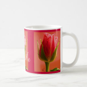 Rosa Rose Delight I Tasse - individuell einstellba