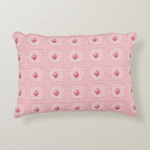 Rosa Rose Doisible Country Accent Pillow