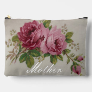 Rosa Rose Elegance Druck Nähtasche Zubehörtasche