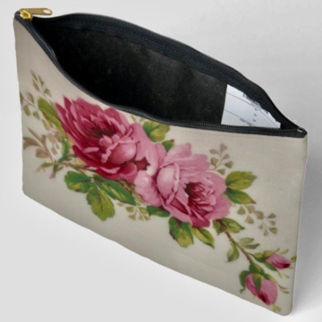 Rosa Rose Elegance Druck Nähtasche Zubehörtasche (Von Creator hochgeladen)