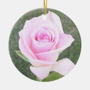 Rosa Rose ErinnerungsOrnament-2 Keramikornament