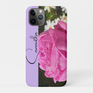 Rosa Rose Floral Blume Foto Mädchen Name Case-Mate iPhone Hülle
