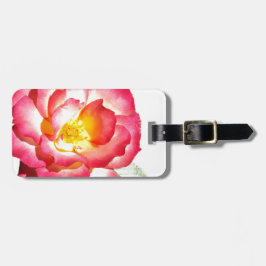 Rosa Rose Gepäckanhänger