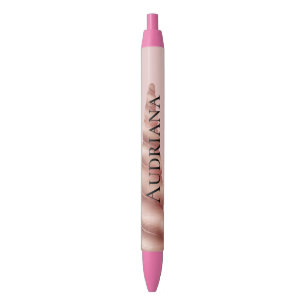 Rosa Rose Glam Personalisiert Kugelschreiber