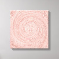 Rosa Rose Gold Abstrakte Kreise Rose