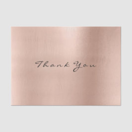Rosa Rose Gold Blush Metallic Vielen Dank Seidenpapier