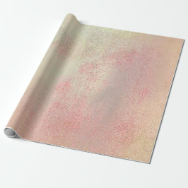 Rosa Rose Gold Blush Peach Gold Meister Geschenkpapier