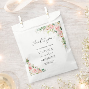 Rosa Rose Gold Brautparty Gefallen Tasche Geschenktütchen