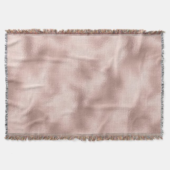 Rosa Rose Gold Decke (Vorderseite)