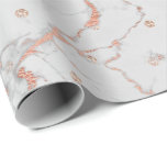 Rosa Rose Gold Grau Marmor Kristalle Swarovski Geschenkpapier<br><div class="desc">Minimalismus und Eleganz nach den Trends der Inneneinrichtung. Für viele Fälle</div>