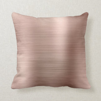 Rosa Rose Gold Imitate Pulver Diamantmetallverbind Kissen