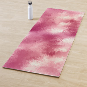 Rosa Rose Gold Ombre Wasserfarbe Yogamatte