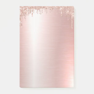 Rosa Rose Gold Post-it®-Notizen Post-it Klebezettel