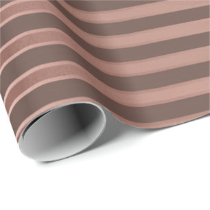 Rosa Rose Gold Rote Bean Pinselstriche Geschenkpapier