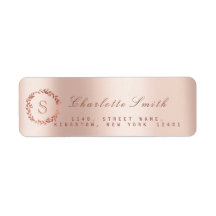 Rosa Rose Gold Wraath VIP Monogram UAWG