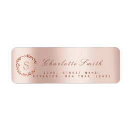 Rosa Rose Gold Wraath VIP Monogram UAWG